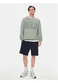 GAP - Gap Bluza 427434-17 Zielony Regular Fit. Kolor: zielony. Materiał: bawełna #3