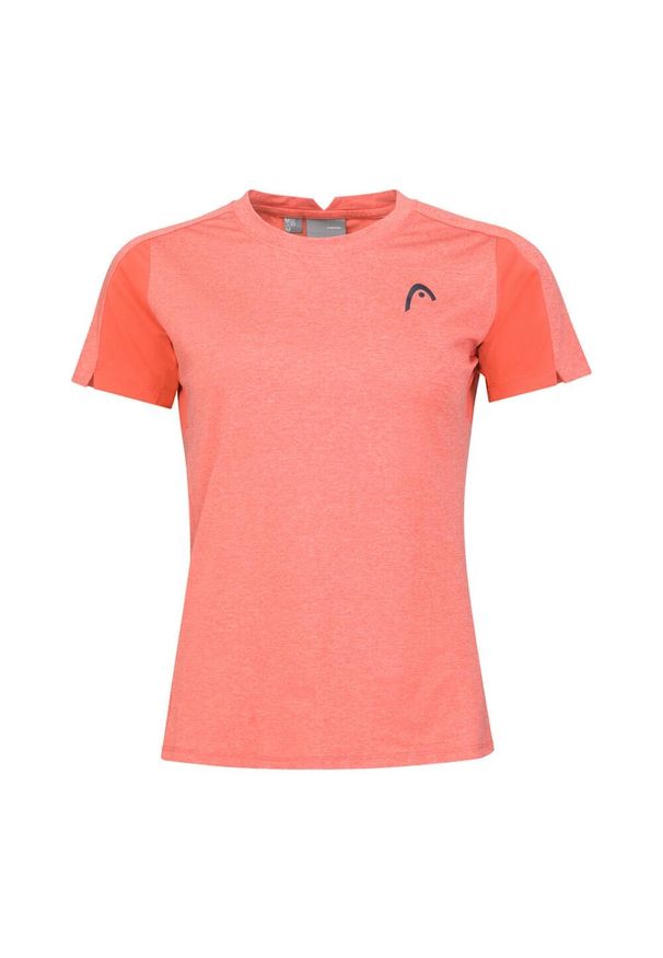 Head - T-Shirt damski PADEL Tech. Kolor: niebieski, pomarańczowy. Materiał: mesh