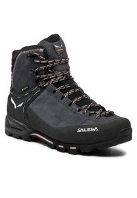 Salewa Trekkingi Mtn Trainer Classic Mid Gtx GORE-TEX 61427 0873 Szary. Kolor: szary. Materiał: skóra, zamsz