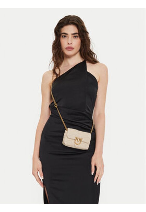Pinko - PINKO Torebka Love Micro Puff C PE 23 PCPL 100041 A0F2 Écru. Materiał: skórzane
