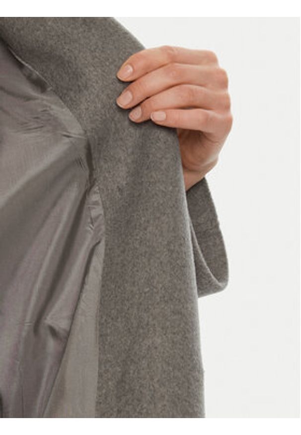 ACCESS FASHION Płaszcz przejściowy 44-9001-119 Szary Relaxed Fit. Kolor: szary. Materiał: syntetyk