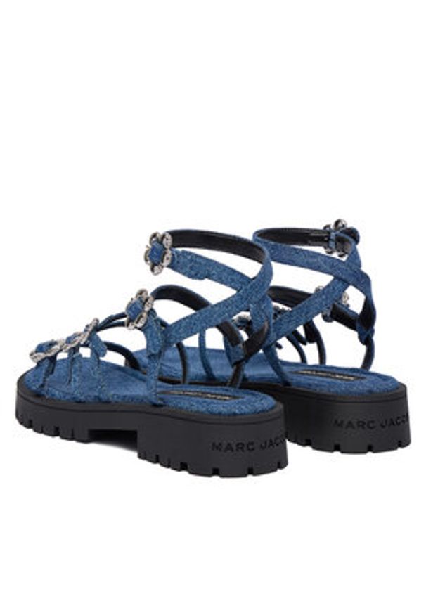 MARC JACOBS - Marc Jacobs Sandały 2P5FSA001F15 Niebieski. Kolor: niebieski. Materiał: materiał