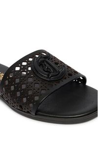 Just Cavalli Klapki 80RA3S82 ZPB95 Czarny. Kolor: czarny. Materiał: skóra #4