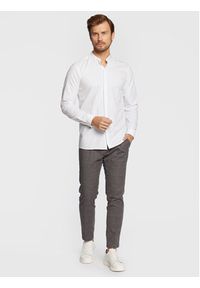 Hugo Koszula Enrique 50458109 Biały Extra Slim Fit. Kolor: biały. Materiał: bawełna #4