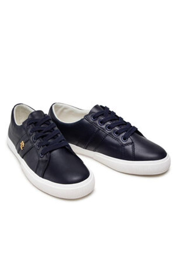 Lauren Ralph Lauren Tenisówki Janson II 802849533001 Granatowy. Kolor: niebieski. Materiał: skóra