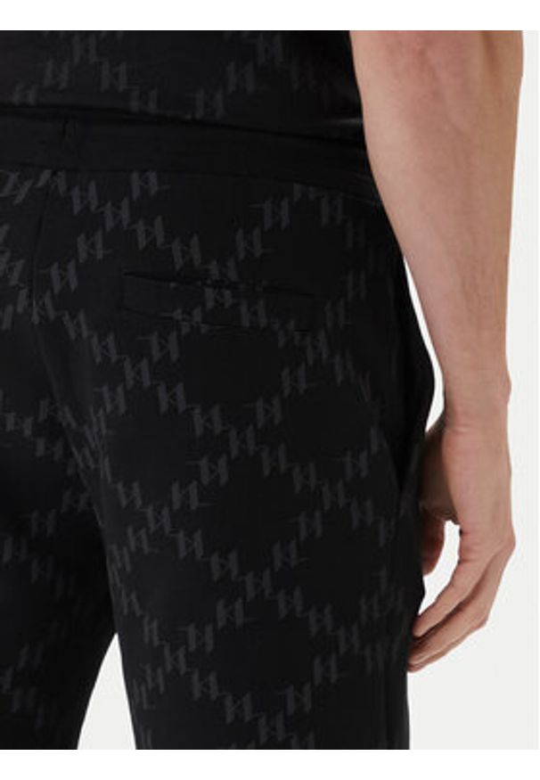 Karl Lagerfeld - KARL LAGERFELD Szorty sportowe 705076 562952 Czarny Regular Fit. Kolor: czarny. Materiał: bawełna. Styl: sportowy