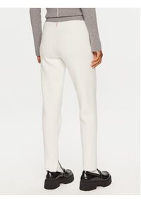 Deha Spodnie dzianinowe D12825 Biały Regular Fit. Kolor: biały. Materiał: syntetyk #2