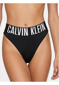 Calvin Klein Swimwear Dół od bikini LV00Q61189 Czarny. Kolor: czarny. Materiał: syntetyk #2