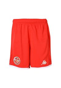 Kappa - Szorty Tunisie Kombat Ryder 2024. Kolor: czerwony, biały, wielokolorowy. Sport: piłka nożna #1