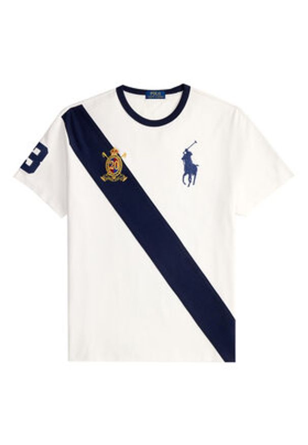Polo Ralph Lauren T-Shirt 710981767004 Biały Regular Fit. Typ kołnierza: polo. Kolor: biały. Materiał: bawełna