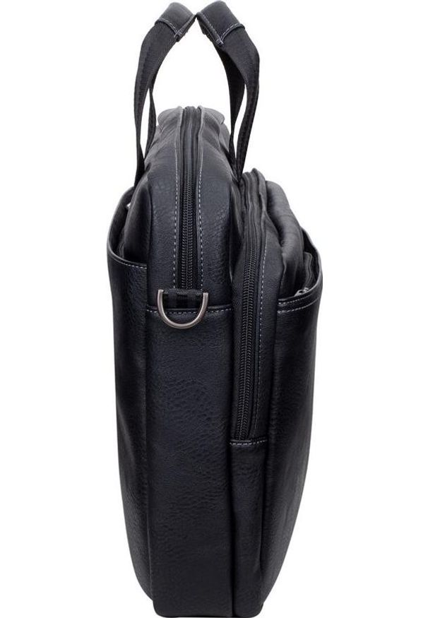 RIVACASE - Torba Rivacase 8940 czarny. Kolor: czarny. Materiał: skóra. Styl: młodzieżowy, elegancki