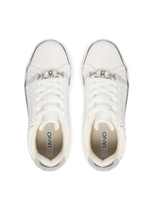 Liu Jo Sneakersy Kiki BA6059 TX522 Biały. Kolor: biały. Materiał: skóra