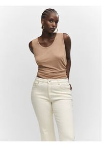 mango - Mango Jeansy Sienna 57013808 Écru Regular Fit #3