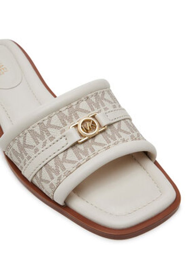 MICHAEL Michael Kors Klapki Mandy 40R5MAFS1B Écru. Materiał: materiał