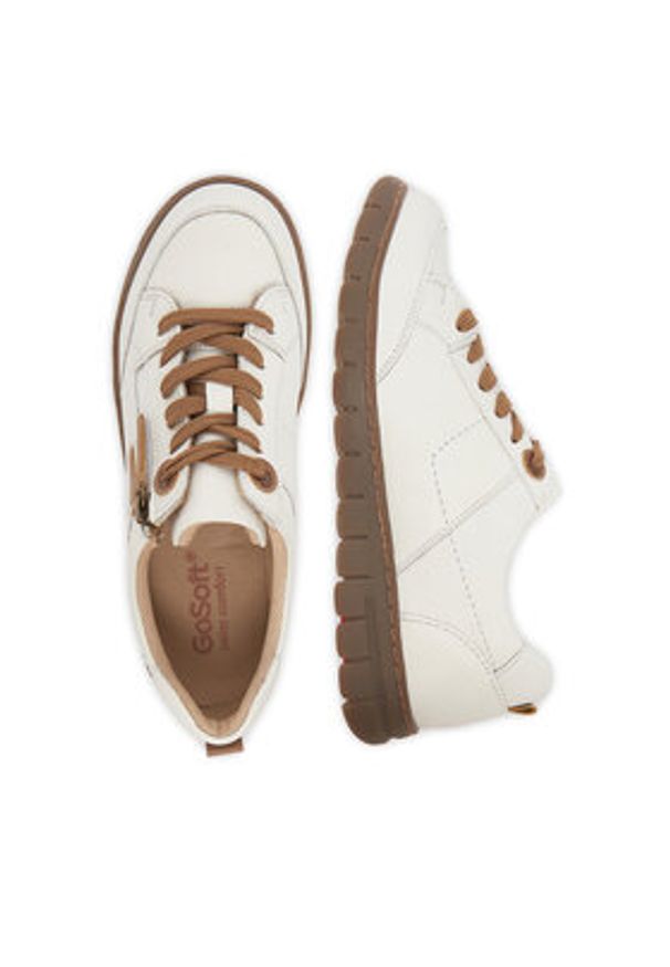 Go Soft Sneakersy CEO-WI23-GHANA-13 Biały. Kolor: biały. Materiał: skóra