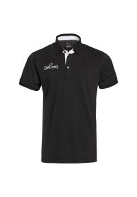 SPALDING - Polo Spalding Prime. Typ kołnierza: polo. Kolor: czarny. Styl: elegancki #1