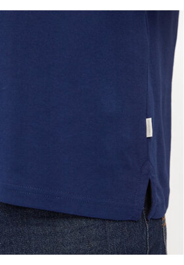 Jack & Jones - Jack&Jones Polo Crodney 12259645 Niebieski Regular Fit. Typ kołnierza: polo. Kolor: niebieski. Materiał: bawełna, syntetyk