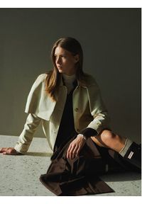 Hunter Trencz Keltie HARW0014251 Beżowy Regular Fit. Kolor: beżowy. Materiał: bawełna #6