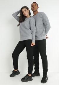 Born2be - Szara Bluza Hypnol. Typ kołnierza: bez kaptura. Kolor: szary. Materiał: jeans, polar, dzianina. Styl: klasyczny #3
