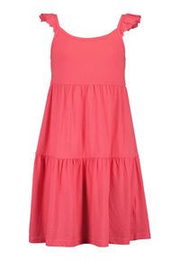 Blue Seven Sukienka letnia 528112 X Różowy Regular Fit. Kolor: różowy. Materiał: bawełna, syntetyk. Sezon: lato #1