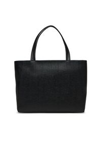 Calvin Klein Torebka Ck Medium Shopper_Tex K60K613178 Czarny. Kolor: czarny. Materiał: skórzane #4