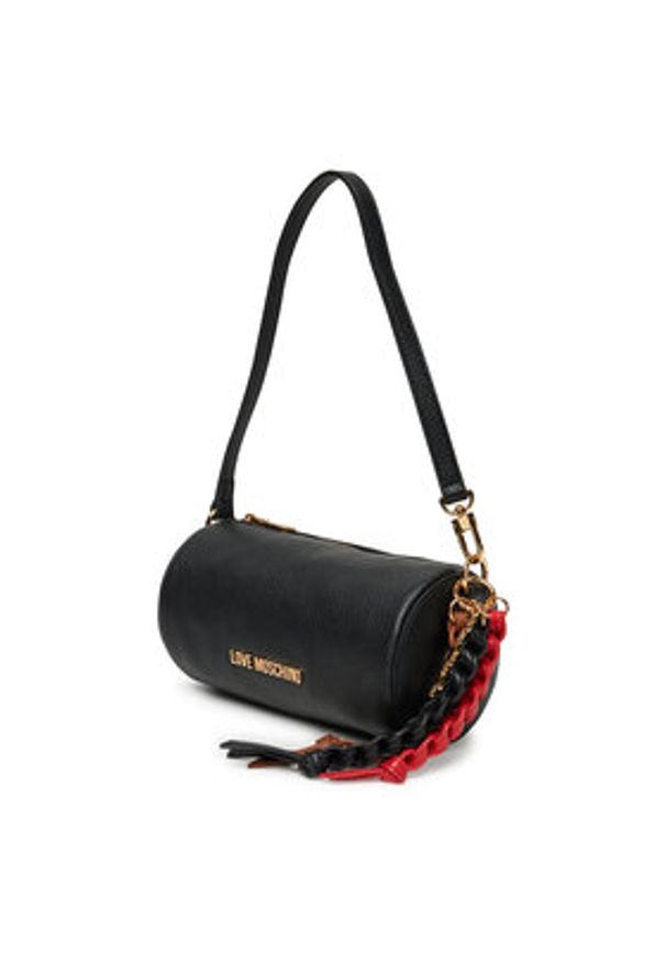 Love Moschino - LOVE MOSCHINO Torebka JC4309PP0MK1100A Czarny. Kolor: czarny. Materiał: skórzane