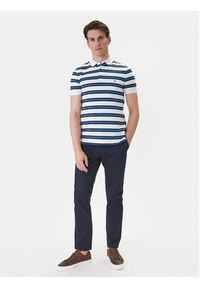 TOMMY HILFIGER - Tommy Hilfiger Polo 1985 MW0MW17771 Niebieski Slim Fit. Typ kołnierza: polo. Kolor: niebieski. Materiał: bawełna #5