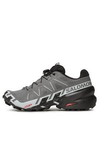 salomon - Salomon Buty do biegania Speedcross 6 L41738000 Szary. Kolor: szary. Materiał: syntetyk. Model: Salomon Speedcross #2