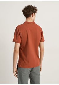 Ochnik - Czerwona koszulka polo z logo. Typ kołnierza: polo. Kolor: czerwony. Materiał: bawełna. Długość rękawa: krótki rękaw. Długość: krótkie #3