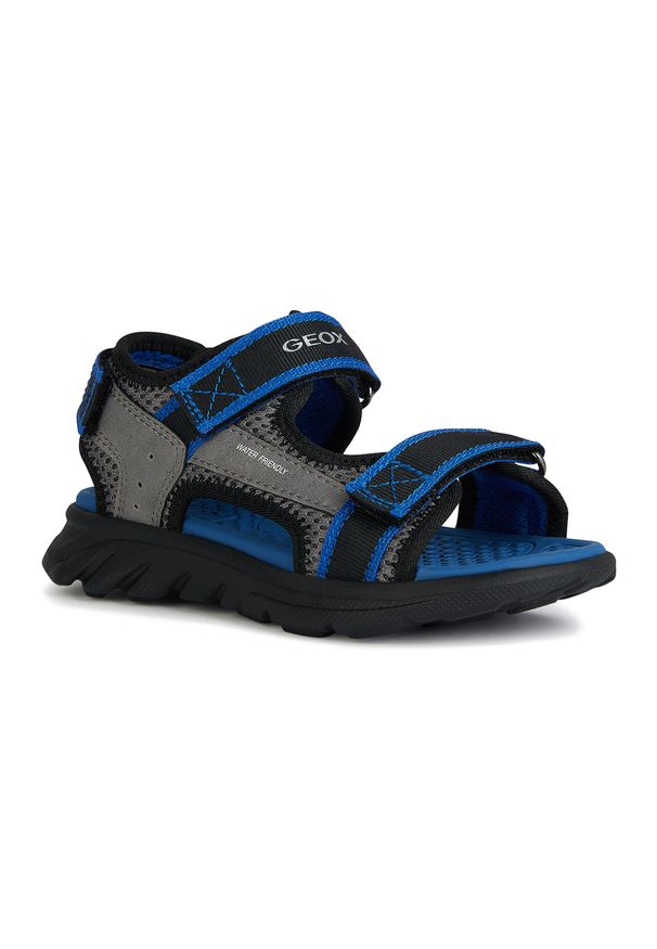 Sandały Geox J Sandal Airadyum B. Kolor: szary. Materiał: tkanina, syntetyk