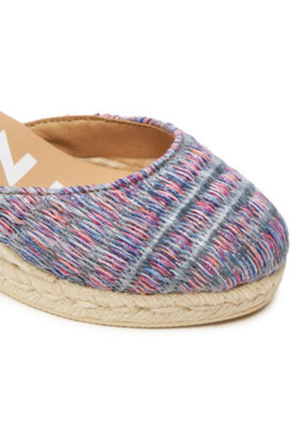 Manebi Espadryle Acapulco Low Wedge Espadrilles G 0.6 WL Fioletowy. Kolor: fioletowy. Materiał: materiał