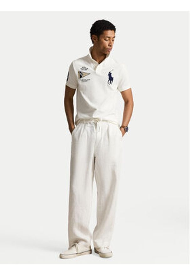 Polo Ralph Lauren Polo 710B21921003 Biały Regular Fit. Typ kołnierza: polo. Kolor: biały. Materiał: bawełna