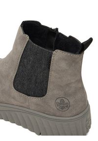 Rieker Botki CEO-N2553-40 Szary. Kolor: szary. Materiał: materiał, syntetyk #4