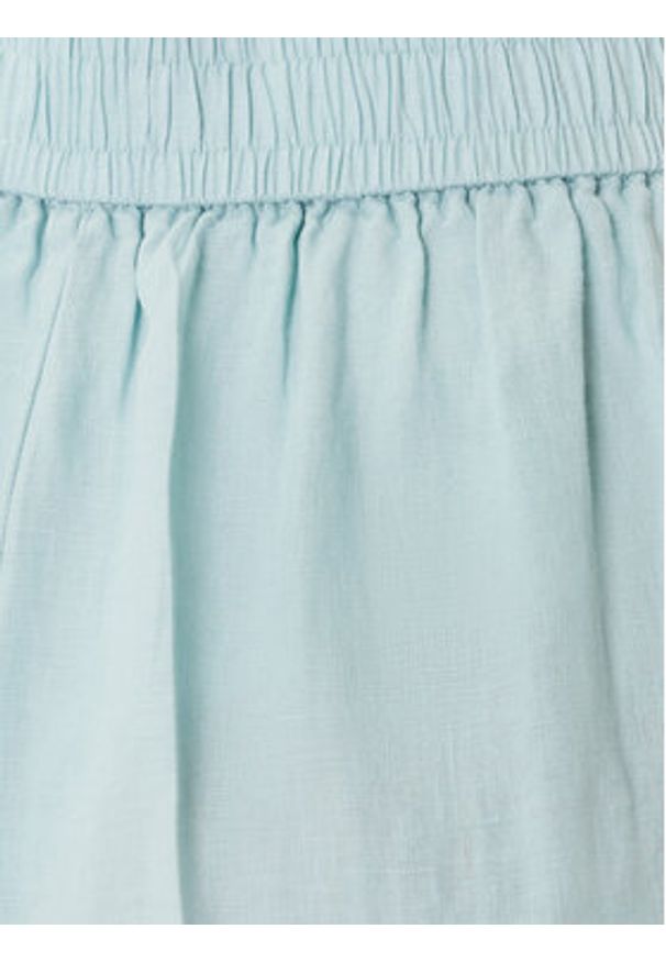 United Colors of Benetton - United Colors Of Benetton Spodnie palazzo 4AGHDF08K Zielony Wide Leg. Kolor: zielony. Materiał: len