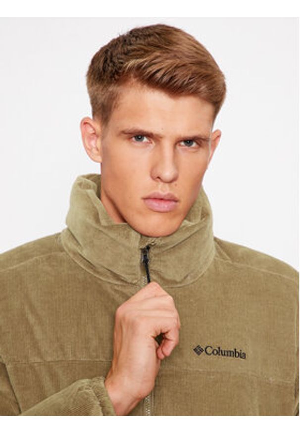 columbia - Columbia Kurtka zimowa Puffect™ Corduroy Jacket 205099 Brązowy Regular Fit. Kolor: brązowy. Materiał: bawełna. Sezon: zima