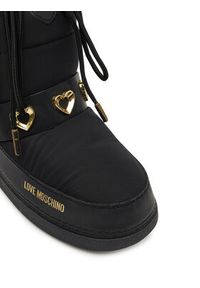 Love Moschino - LOVE MOSCHINO Śniegowce JA24182G0NISD00A Czarny. Kolor: czarny. Materiał: materiał