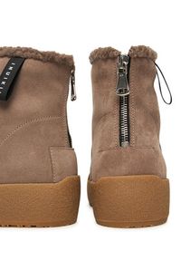 Inuikii Botki Cortina 1002.020.0011 Beżowy. Kolor: beżowy. Materiał: zamsz, skóra #6