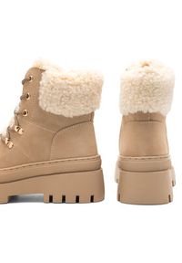DeeZee Trzewiki QUEENIE SWS6151-03 Beżowy. Kolor: beżowy. Materiał: materiał #3
