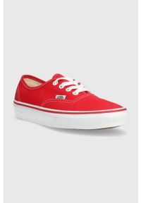 Vans tenisówki damskie kolor czerwony. Nosek buta: okrągły. Zapięcie: sznurówki. Kolor: czerwony. Materiał: guma #5