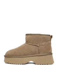 Badura Śniegowce EO-ANIKA-TS6302-01 Szary. Kolor: szary. Materiał: skóra, zamsz #8