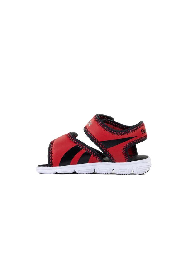 Reebok - Buty sandały dla dziewczynki REEBOK WAVE GLIDER na rzepy. Zapięcie: rzepy. Kolor: czerwony. Sport: turystyka piesza