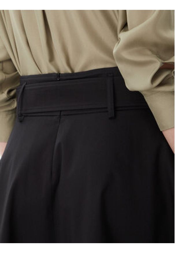 Marella Spódnica trapezowa Tappeto 2613101101 Czarny Regular Fit. Kolor: czarny. Materiał: bawełna