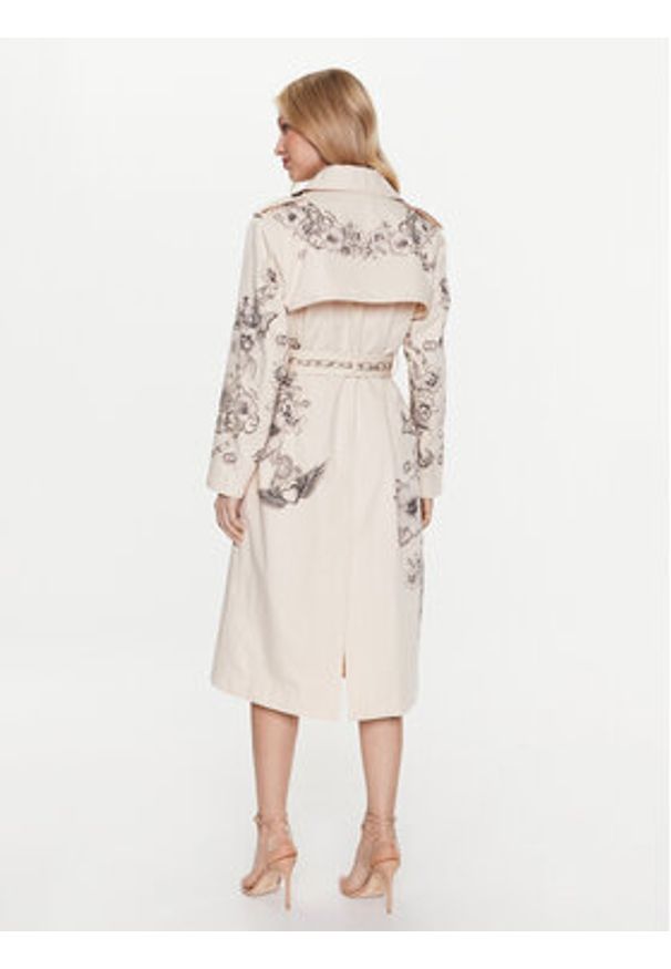 Pinko Trencz 100990 A0TL Beżowy Regular Fit. Kolor: beżowy. Materiał: bawełna