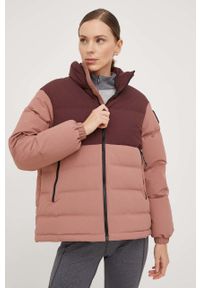 Jack Wolfskin kurtka puchowa damska kolor różowy zimowa. Kolor: różowy. Materiał: puch. Sezon: zima #1
