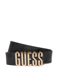 Guess Pasek Damski BW9126 P4235 Czarny. Kolor: czarny. Materiał: skóra