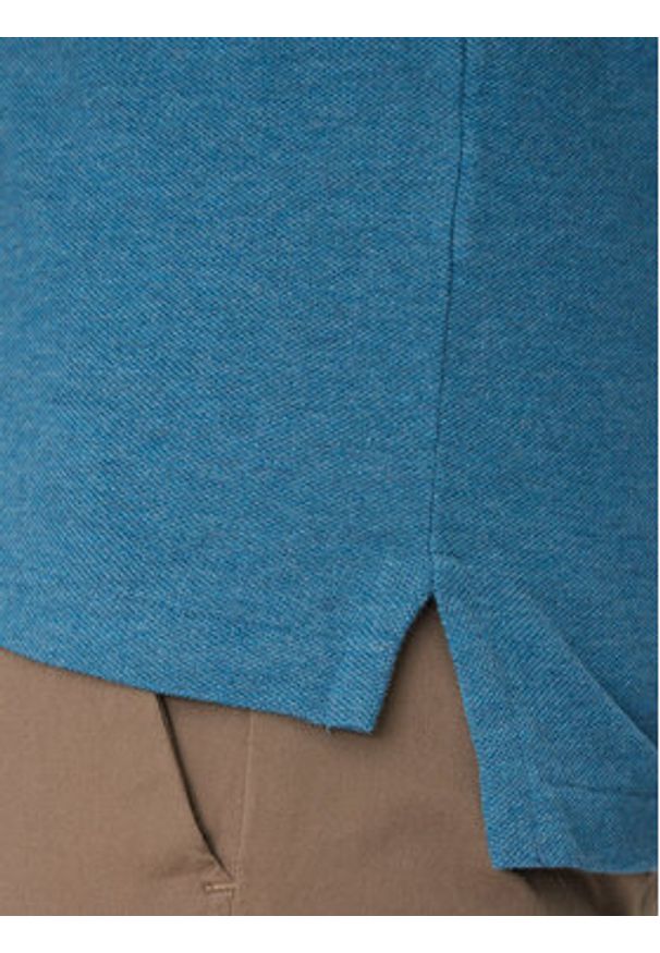 Polo Ralph Lauren Polo 710536856412 Błękitny Slim Fit. Typ kołnierza: polo. Kolor: niebieski. Materiał: bawełna
