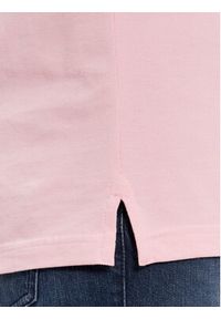 Tommy Jeans Polo DM0DM18312 Różowy Slim Fit. Typ kołnierza: polo. Kolor: różowy. Materiał: bawełna #3