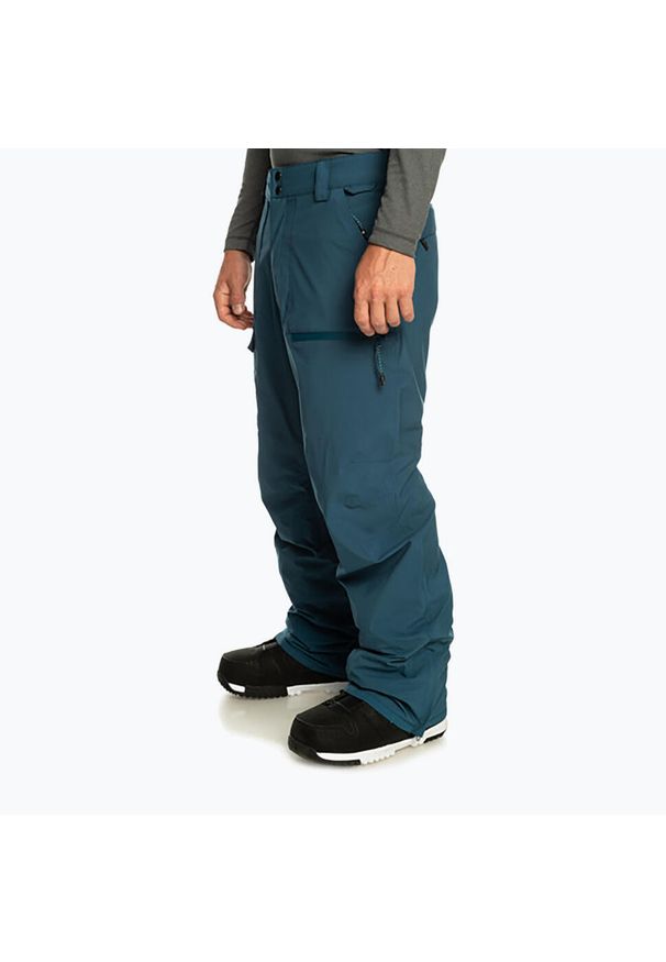 Spodnie snowboardowe męskie Quiksilver Utility. Kolor: niebieski. Sezon: zima. Sport: snowboard