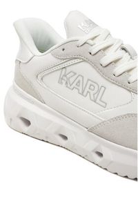 Karl Lagerfeld - KARL LAGERFELD Sneakersy KL64624 Biały. Kolor: biały. Materiał: zamsz, skóra #2