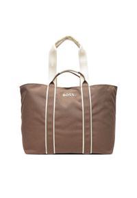 BOSS Torebka Palmah 50546461 Brązowy. Kolor: brązowy